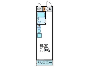 シテｨパレス緑地公園の物件間取画像